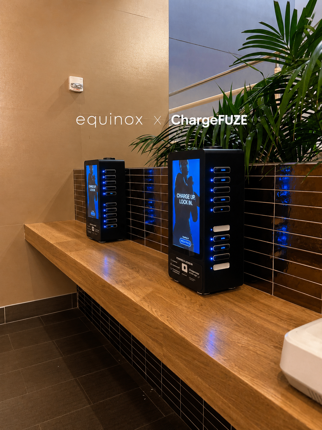 chargeFUZE station in a City Networks venue